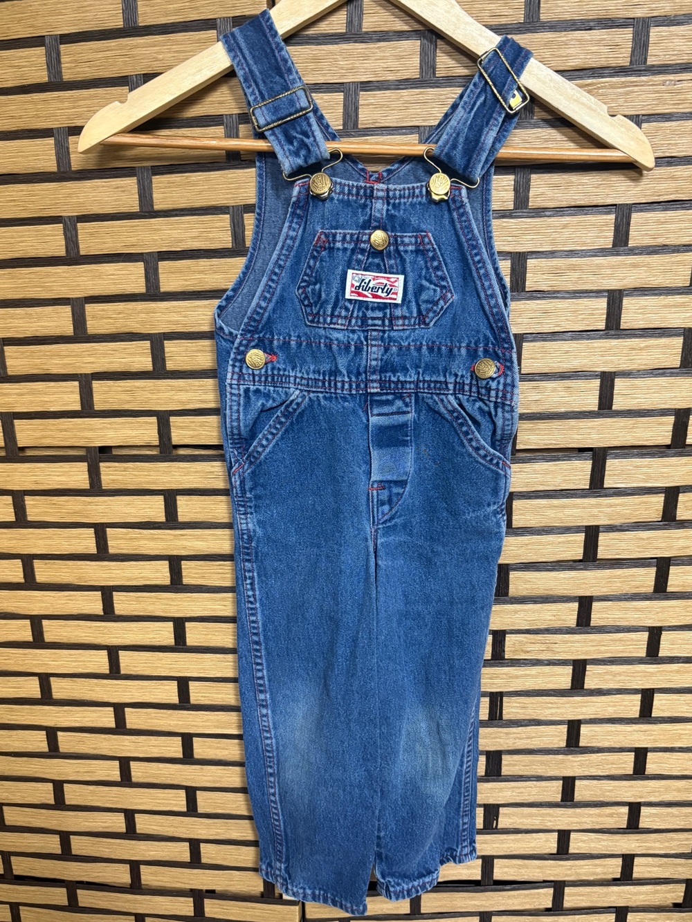 Liberty Jean overalls made in the USA size 4T